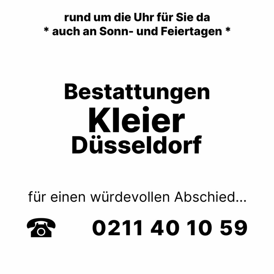 Bestatter in Düsseldorf