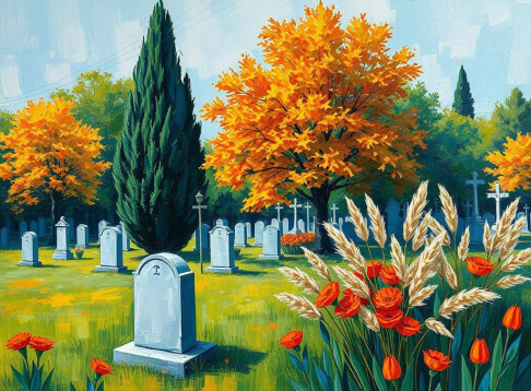 Friedhof Brand